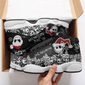 Jack Skellington Xmas Air Jordan 13 Sneakers, Best Gift For Men And Women