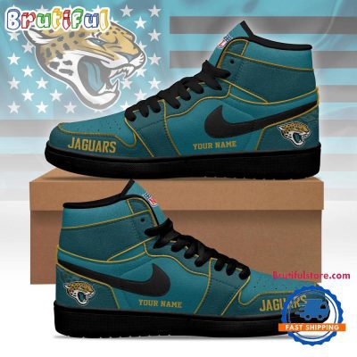 Jacksonville Jaguars 2026 NFL Pride Jordan 1 Hightop Shoes