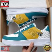 NFL Jacksonville Jaguars Basic Pattern Football New Design Air Force 1 Running Sneakers Shoes