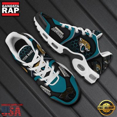 NFL Custom Name Jacksonville Jaguars Max Plus Shoes - Running Sneakers