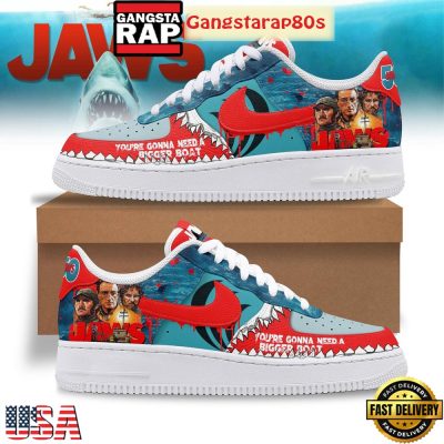 Jaws You're Gonna Need A Bigget Boat Special Edition Air Force 1 Shoes Running Sneakers