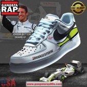 Jenson Button Brawn GP Limited Edition Air Force 1 Running Sneakers Shoes