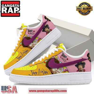 Jimi Hendrix Limited Edition Air Force 1 Running Sneakers Shoes