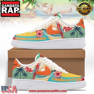 Jimmy Buffett Changes In Latitude Air Force Shoes Running Sneakers Shoes