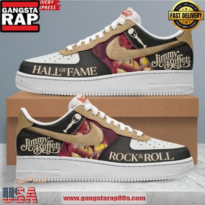 Jimmy Buffett Hall Of Fame Limited Edition Air Force 1 Running Sneakers