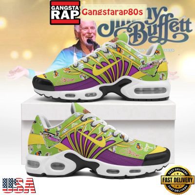 Jimmy Buffett It?s Five O?Clock Somewhere Special Edition Air Max Plus Shoes Running Sneakers