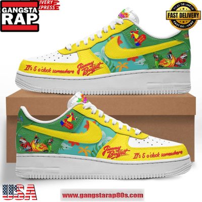 Jimmy Buffett Limited Edition Air Force 1 Sneakers Shoes