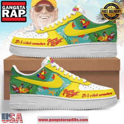 Jimmy Buffett Margaritaville Air Force 1 Running Sneakers Shoes
