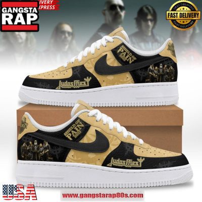 Judas Priest Shield of Pain Tour 2025 Limited Air Force 1 Sneakers Shoes