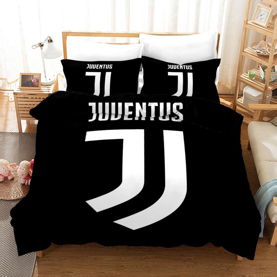 Juventus FC Black Bedding Set V3 Juventus FC Black Bedding Set V3