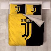 Juventus FC Yellow Black Bedding Set