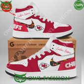 Kansas City Chiefs Custom Name Air Jordan High Top Nfl Best Picture Ever - demo10