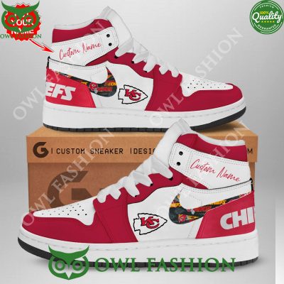 Kansas City Chiefs Custom Name Air Jordan High Top NFL