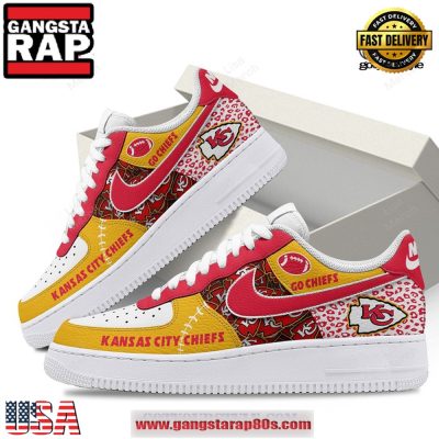 Kansas City Chiefs Go Chiefs 2024 Limited Air Force 1 Running Sneakers Shoes