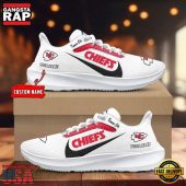 Custom Name Kansas City Chiefs New Design Air Force 1 Shoes Running Sneakers