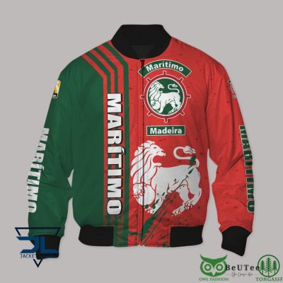 CS Mar?timo Red Green Bomber Jacket