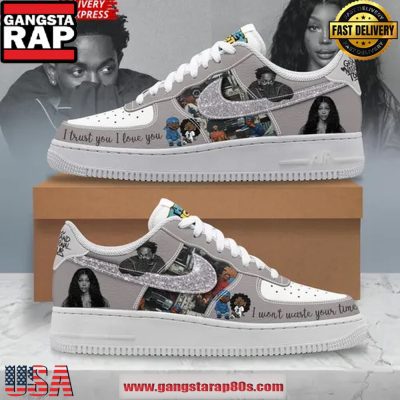 Kendrick Lamar Grand National Tour 2025 Nike Air Force 1 Sneakers Shoes