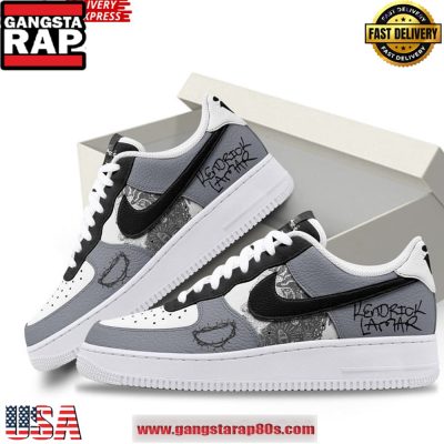 Kendrick Lamar Limited Edition Air Force 1 Running Sneakers Shoes