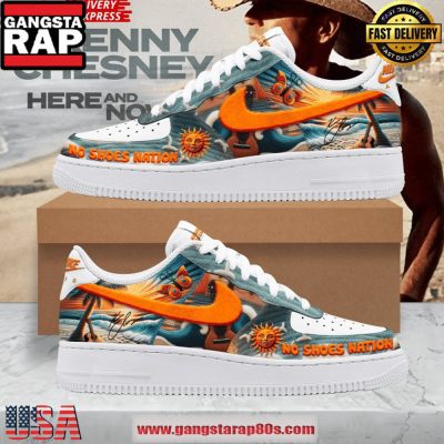 Kenny Chesney No Shoes Nation Air Force 1 Sneakers Shoes