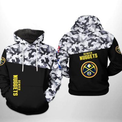 NBA Denver Nuggets Black Camo Pullover Hoodie