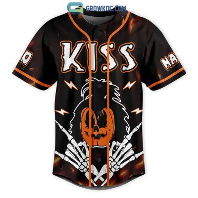 Kiss Custom Name Number I Gather Darkness To Please Me Baseball Jersey