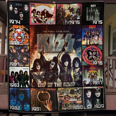 Kiss The Final Tour Ever Quilt Blanket