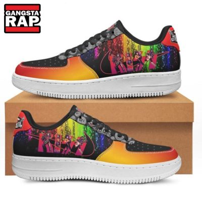 Kiss Rock N? Roll Air Force 1 Sneakers Shoes