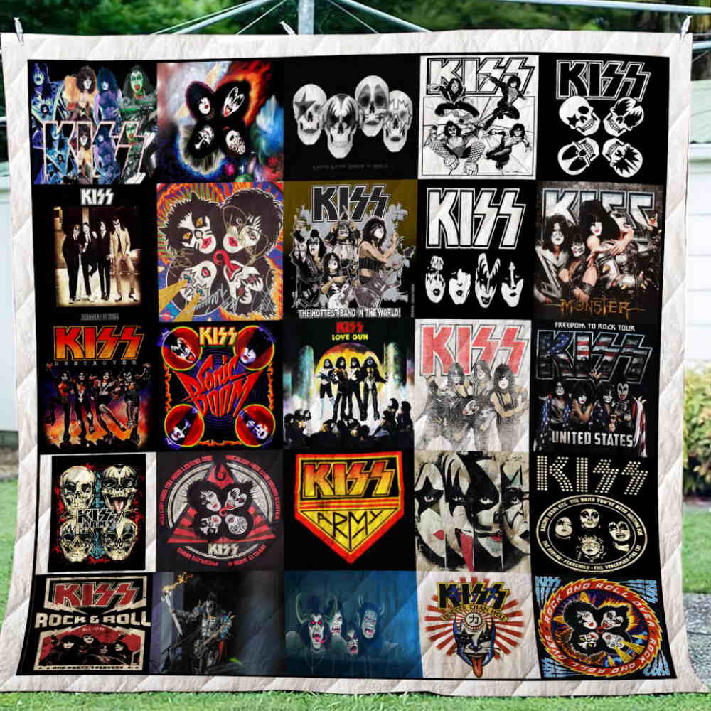 Kiss Quilt Blanket V4 Kiss Quilt Blanket V4