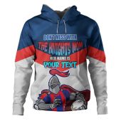 Newcastle Knights Mother's Day Hoodie - Screaming Mom and Crazy Fan