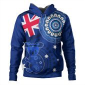 Australia Hoodie Flag With Koala Aboriginal