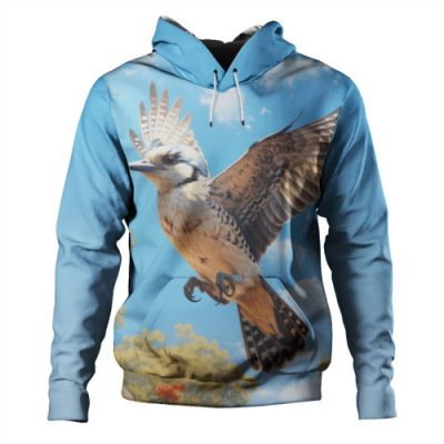 Australia Kookaburra Hoodie - Kookaburra With Blue Sky Hoodie