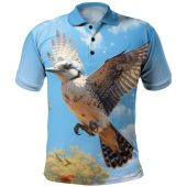 Australia Kookaburra Polo Shirt - Kookaburra With Blue Sky Polo Shirt