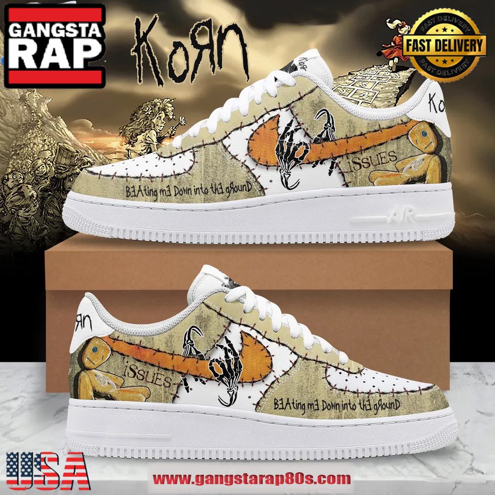 Korn Issues Limited Edition Air Force 1 Sneakers Running Sneakers Shoes Korn Issues Limited Edition Air Force 1 Sneakers Running Sneakers Shoes