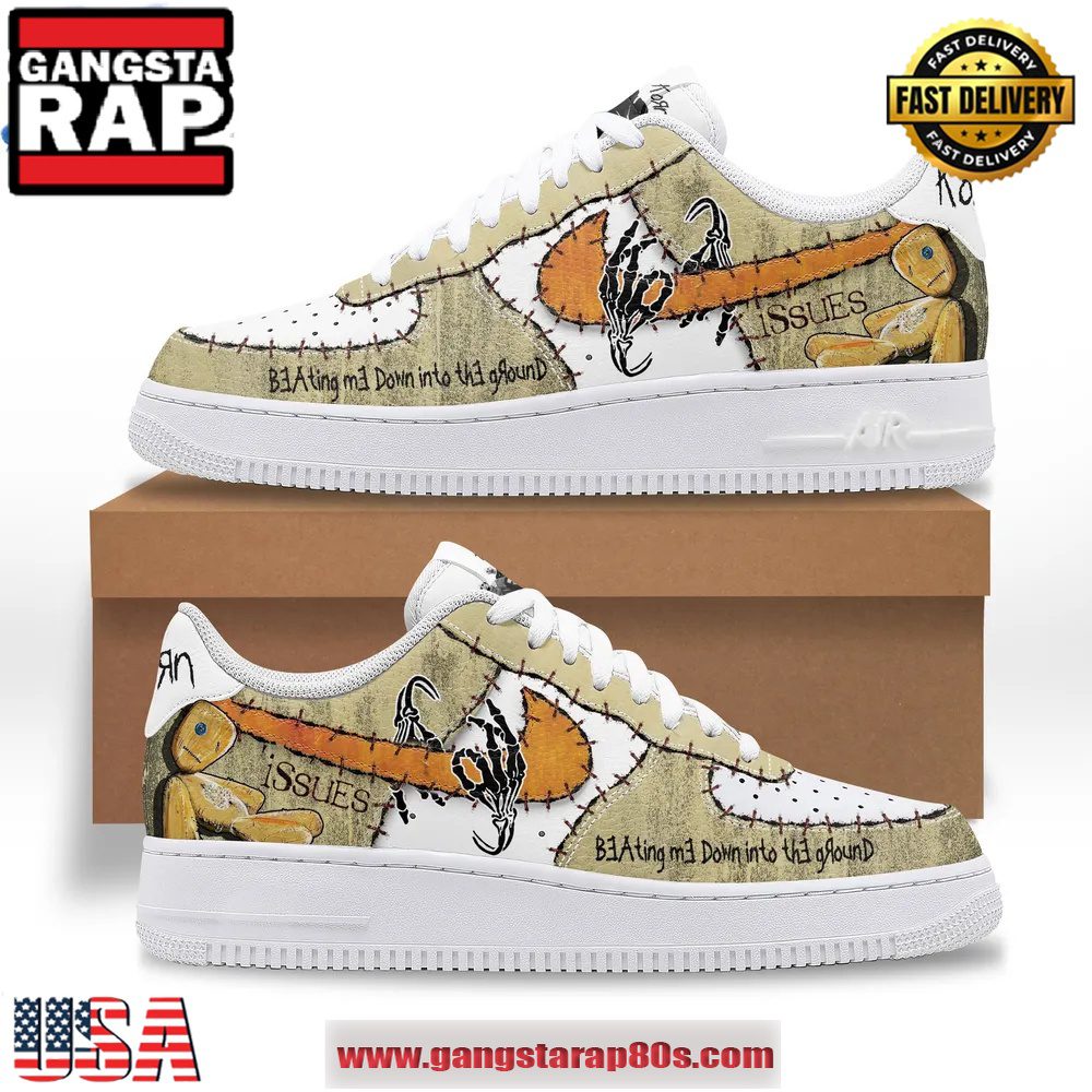 Korn Issues Limited Edition Air Force 1 Sneakers Running Sneakers Shoes Korn Issues Limited Edition Air Force 1 Sneakers Running Sneakers Shoes