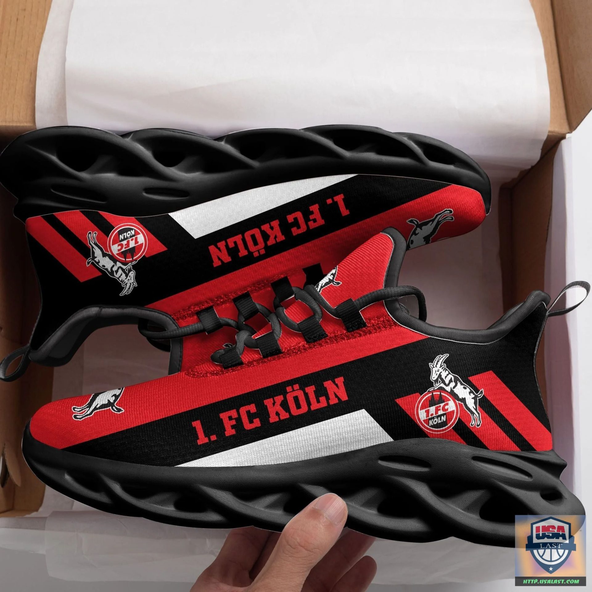 1. FC K?ln Red Black Max Soul Shoes 1. FC K?ln Red Black Max Soul Shoes