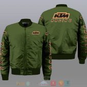 KTM Motorcycles Green Bomber Jacket