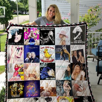 Lady Gaga Quilt Blanket V4