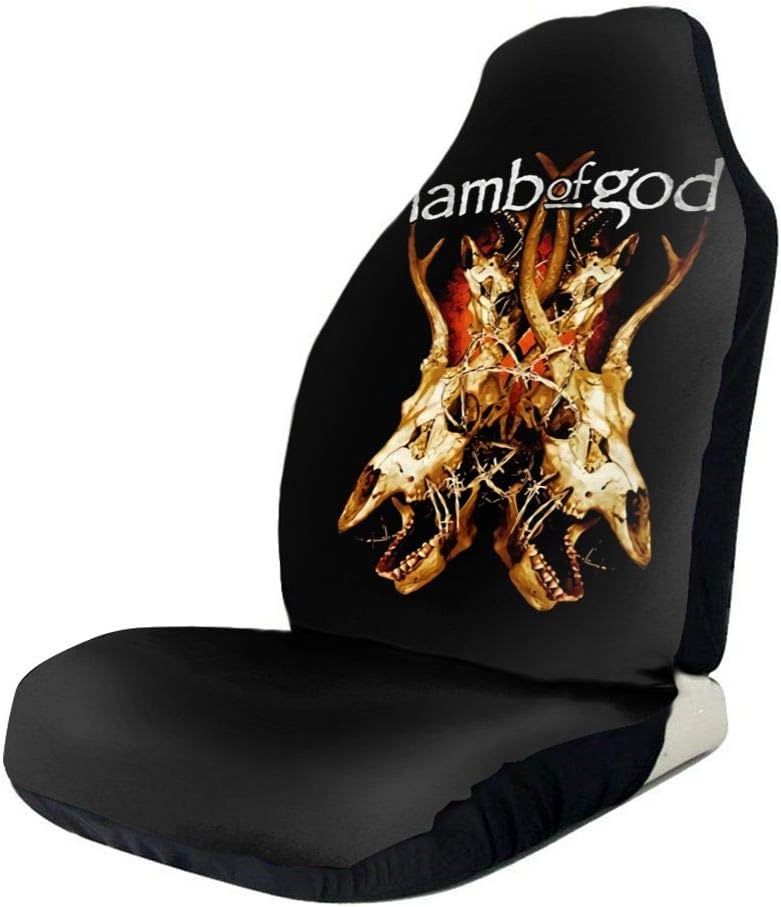 Lamb of God Black Car Seat Covers Lamb of God Black Car Seat Covers