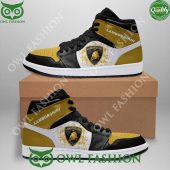 Lamborghini Automobile Car Luxury Air Jordan Sneakers High Top Sport