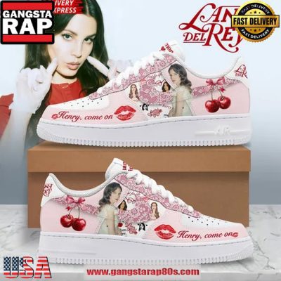 Lana Del Rey x Cherry Limited Edition Nike Air Force 1 Sneakers Shoes