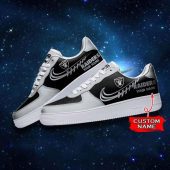 NFL Custom Name Las Vegas Raiders Super Bowl Air Force 1 Sneaker Shoes