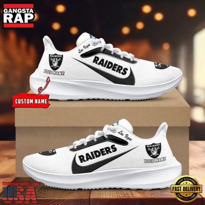 Custom Name Las Vegas Raiders New Design Air Force 1 Shoes Running Sneakers