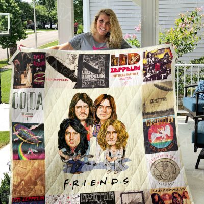 Led Zeppelin Friends Quilt Blanket