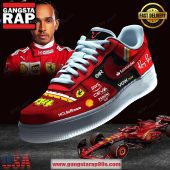 Lewis Hamilton x Ferrari Limited Edition Air Force 1 Running Sneakers Shoes