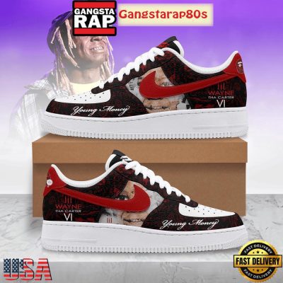 Lil Wayne Tha Carter VI Young Money Air Force 1 Sneakers Shoes