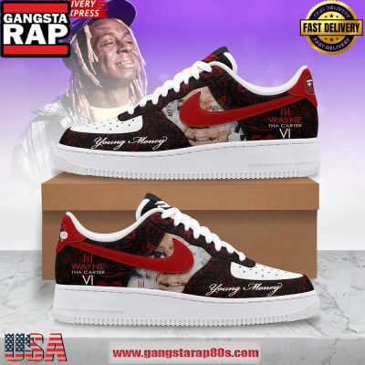 Lil Wayne Young Money Limited Edition Air Force 1 Sneakers Shoes
