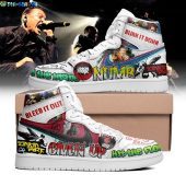 Linkin Park Burn It Down Bleed It Out Air Jordan 1 High Sneakers