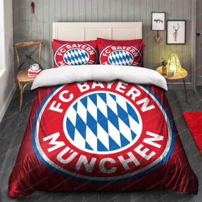 Bayern Munich Red Big Logo Bedding Set