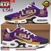 LSU Tiger Custom Name Air Max Plus Shoes Running Sneakers