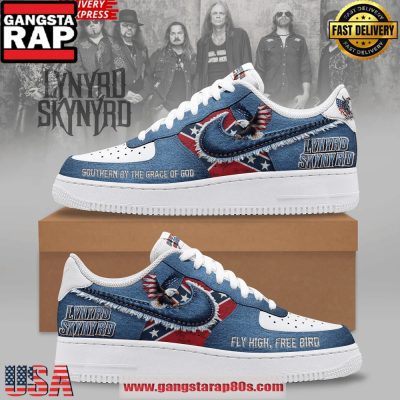 Lynyrd Skynyrd Fly High Free Bird Special Nike Air Force 1 Sneakers Shoes